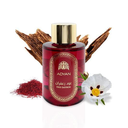 Adyan Oud Saffron 100ml Eau de Parfum ingredients view