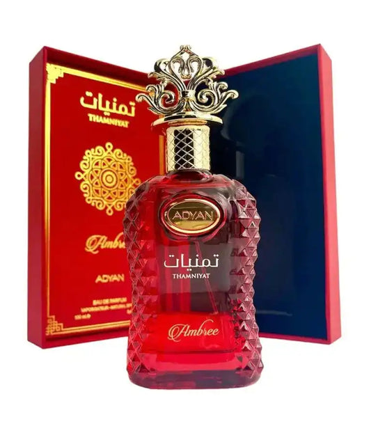Adyan Thamniyat Ambree 100ml EDP perfume bottle out of package