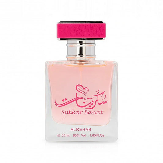 Al Rehab Sukkar Banat 50ml EDP bottle
