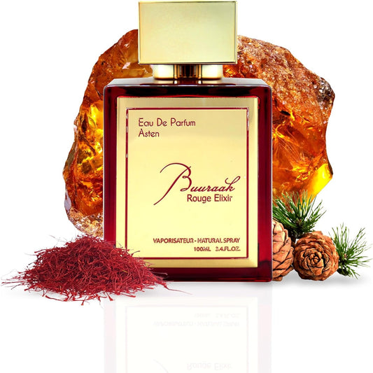 Asten Burraak Rouge Elixir 100ml EDP with saffron and amber