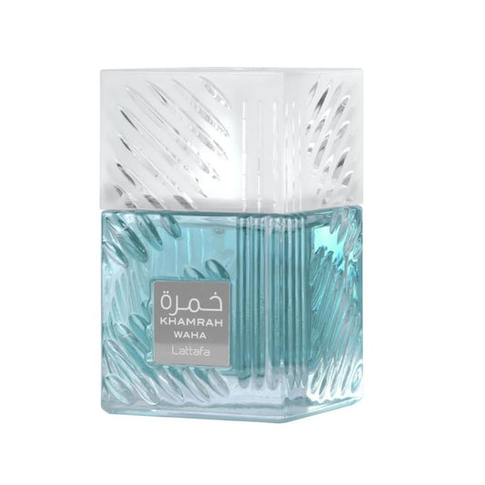 Lattafa Khamrah Waha Unisex Eau De Parfum 100ml perfume bottle front view