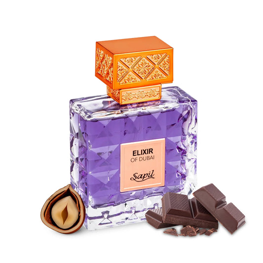 Sapil Elixir Of Dubai 100ml Eau de Parfum with ingredients
