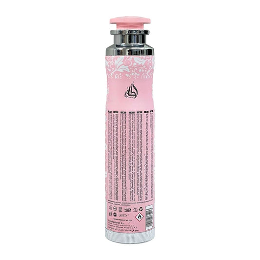 Yara Pink Air Freshener 300ml by Lattafa back can view