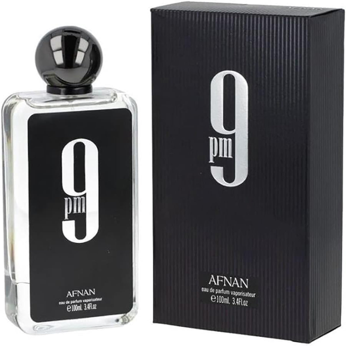 9pm 100ml Eau De Parfum by Afnan bottle and box