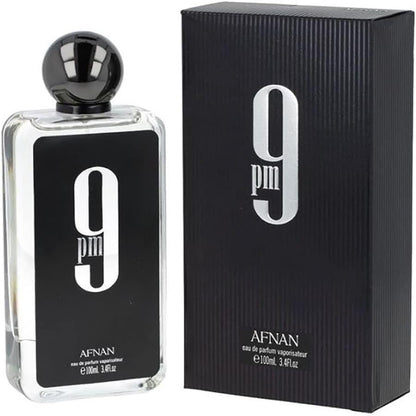 9pm 100ml Eau De Parfum by Afnan bottle and box