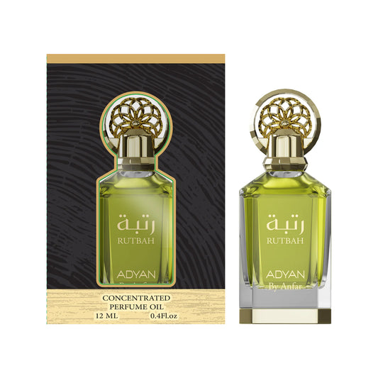 ADYAN Rutbah perfume bottle with packaging on a white background