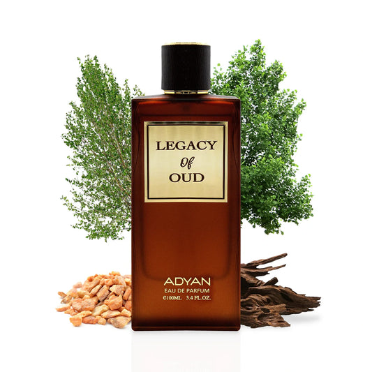Adyan Legacy of Oud 100ml Eau de Parfum with oud and trees
