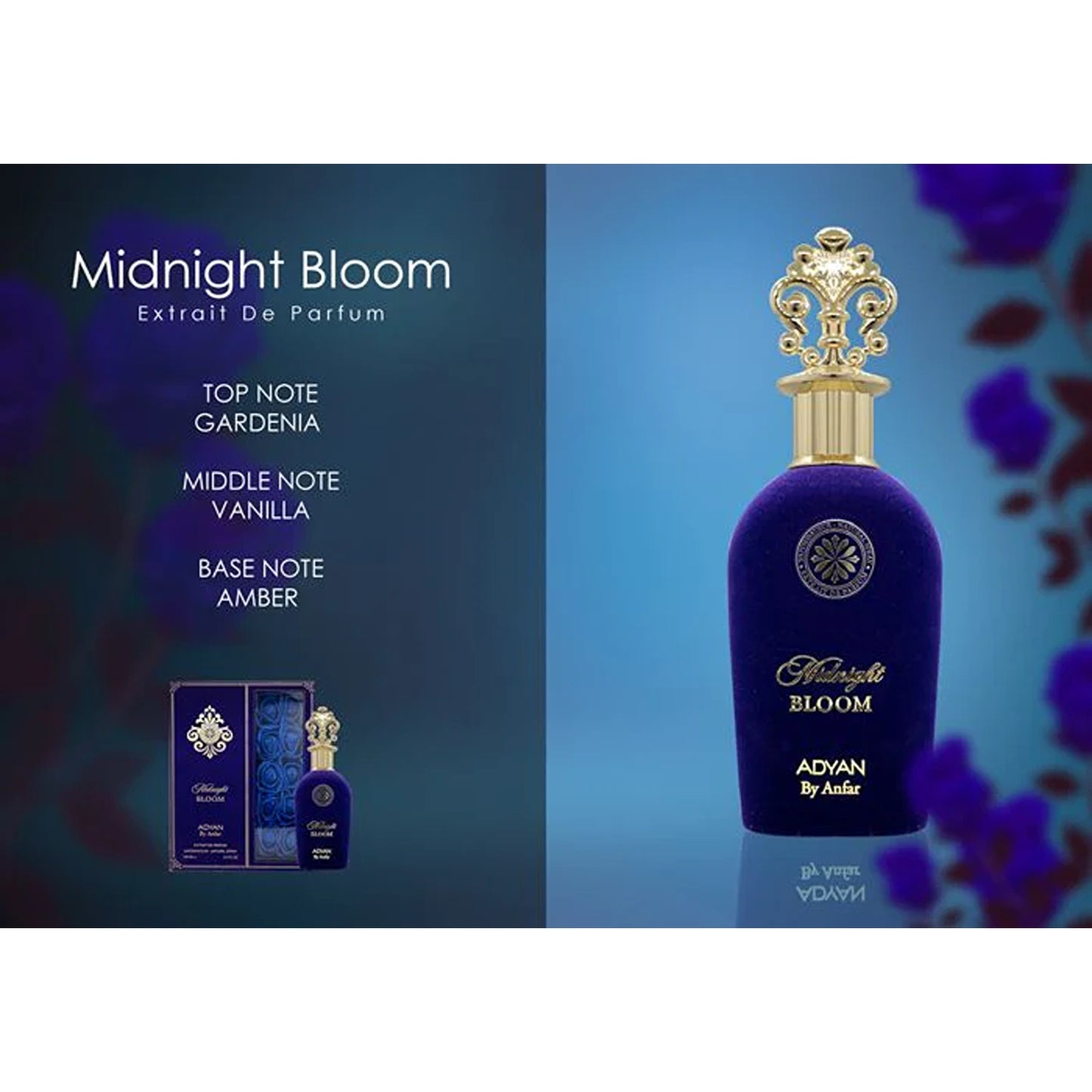Parfum Adyan Midnight Bloom Extrait pour femme - 100 ml