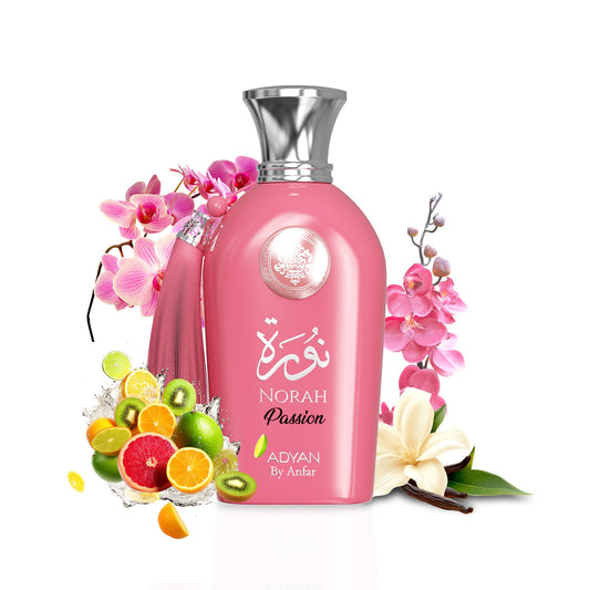 Adyan Norah Passion Eau de Parfum 100ml fruity floral display