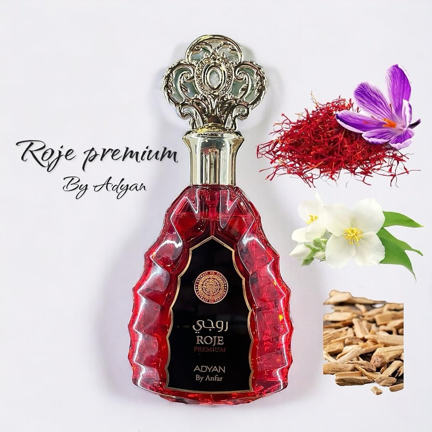 Adyan Roje Premium 100ml Extrait de Parfum lifestyle ingredients