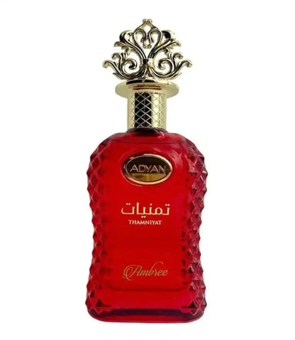 Adyan Thamniyat Ambree 100ml EDP bottle on white background