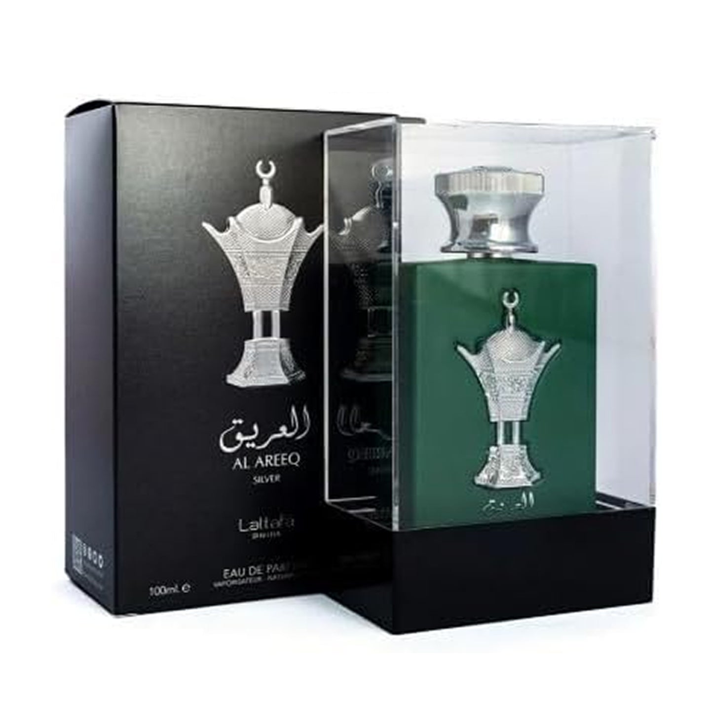 Al Areeq Silver Perfume 100ml EDP by Lattafa Pride in display box