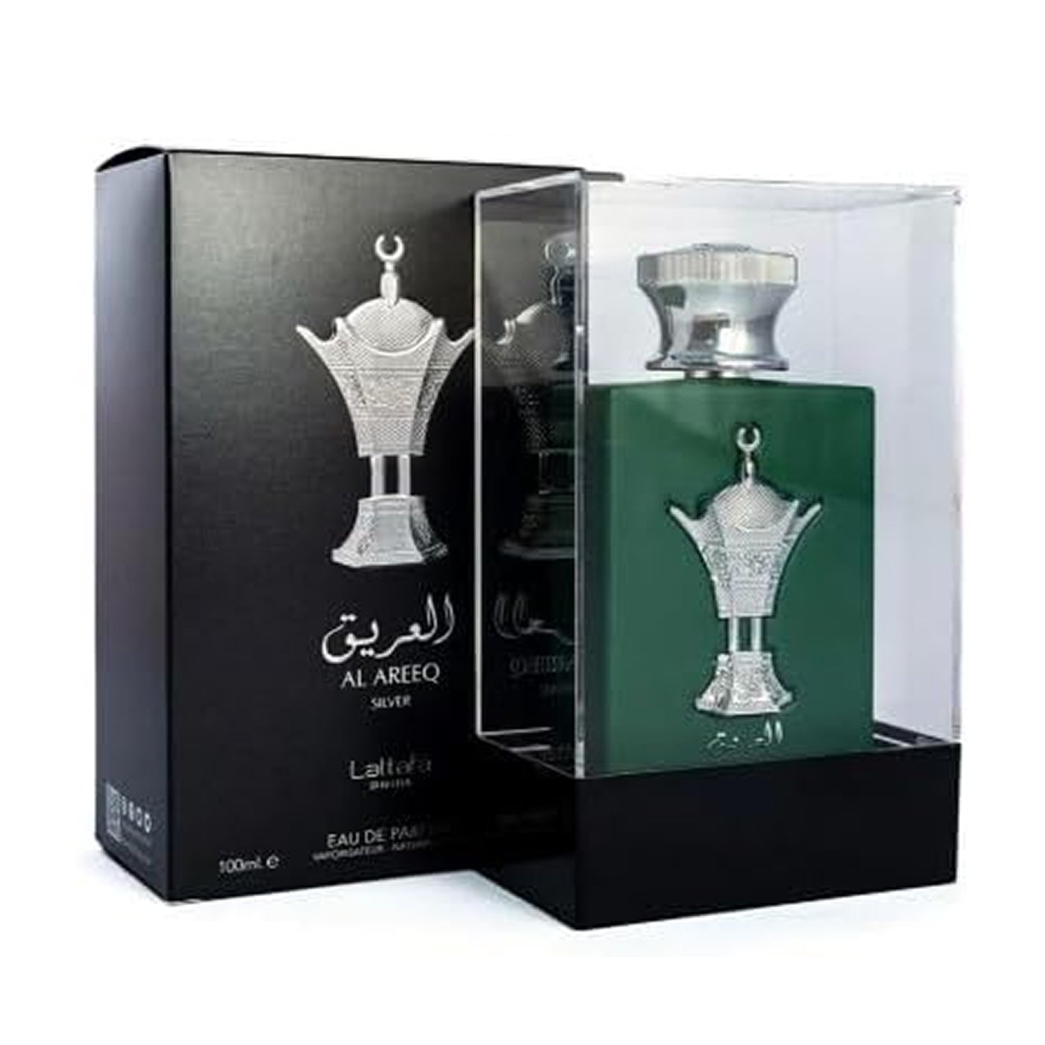 Al Areeq Silver Perfume 100ml EDP by Lattafa Pride in display box