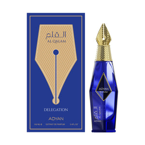 Adyan Al Qalam Delegation 100ml Eau de Parfum bottle and box