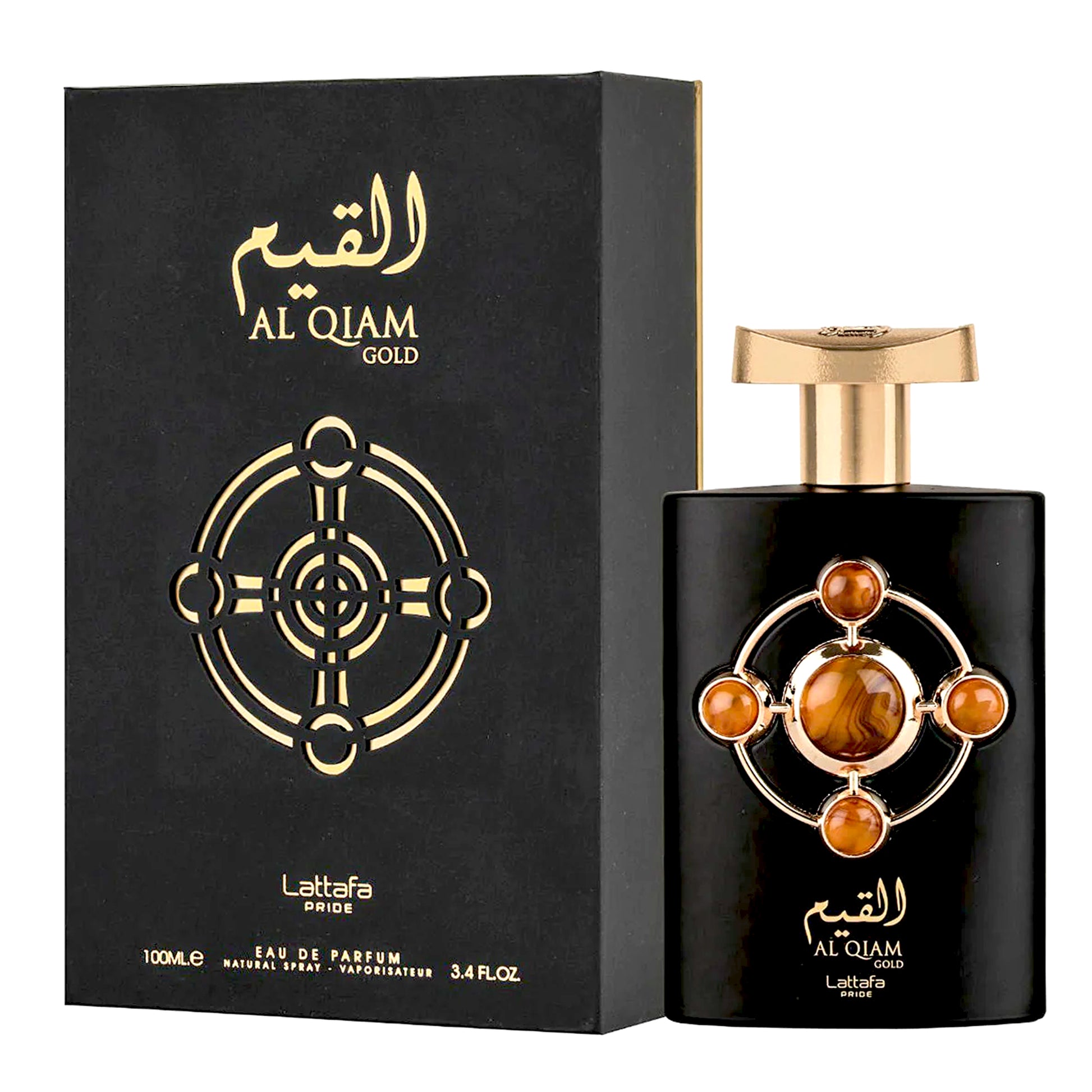 Al QIAM Gold by lattafa bottle and box