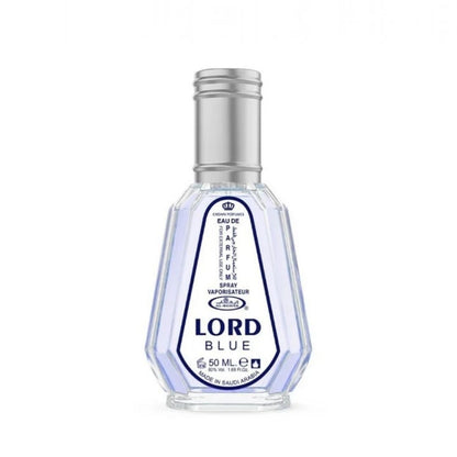 Al Rehab Lord Blue Eau De Parfum 50ml For Men perfume bottle on white background