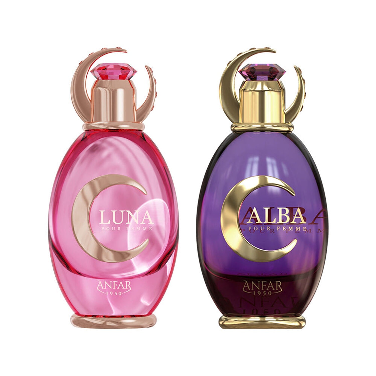 Anfar 1950 Alba Pour Femme 100ml with Lunaire Collection