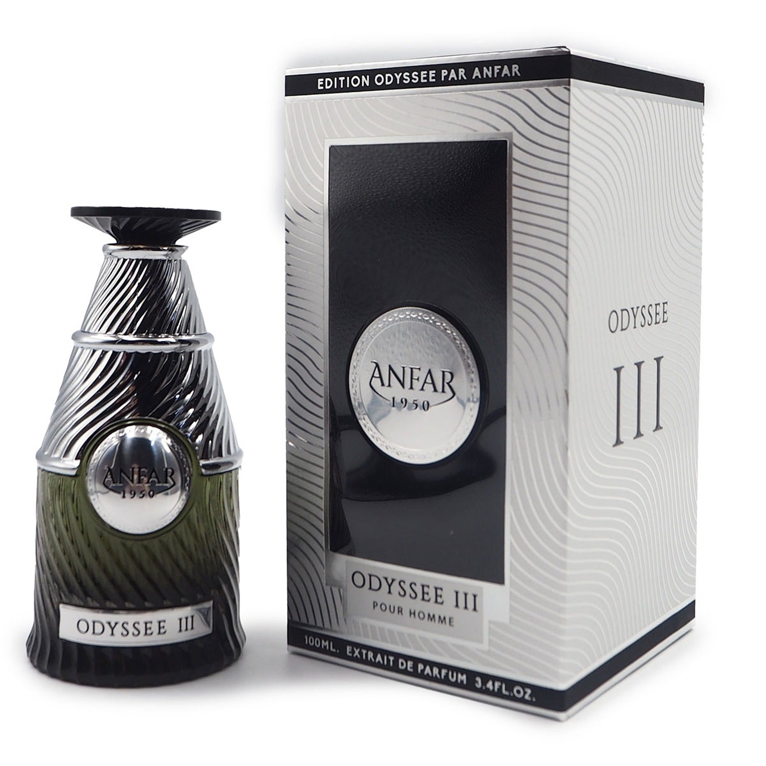 Anfar 1950 Odyssee III 100ml bottle with Side of Box