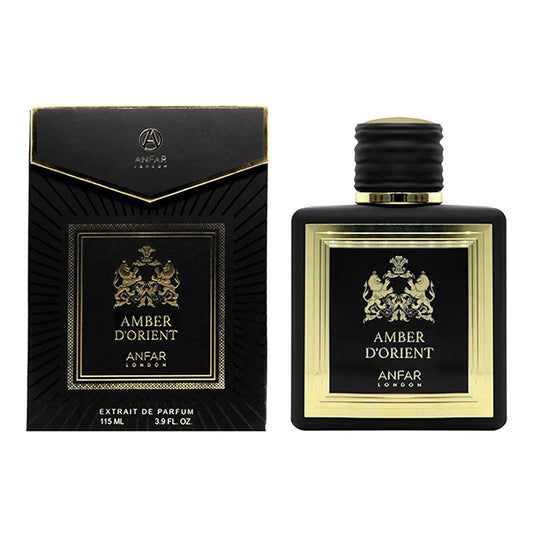 Anfar Amber DOrient 115ml Extrait de Parfum with box front view