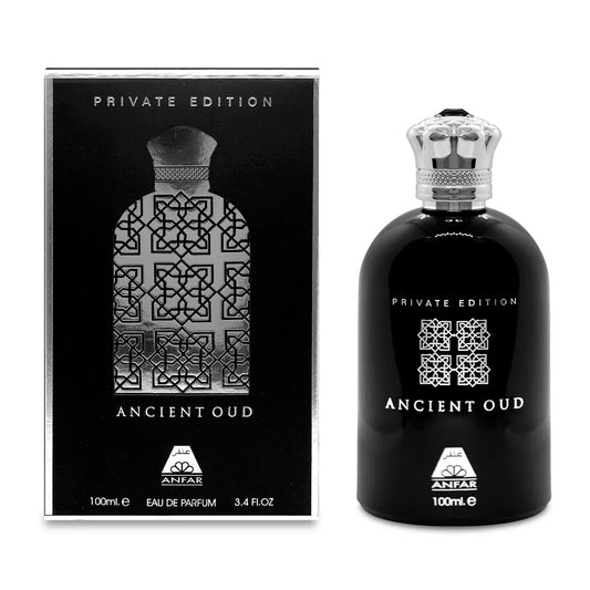 Anfar Ancient Oud Private Edition 100ml EDP front with box