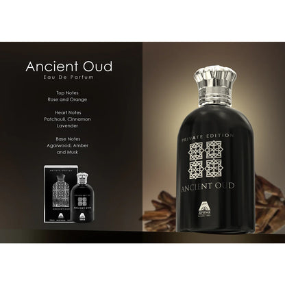 Anfar Ancient Oud Private Edition 100ml EDP with fragrance notes