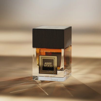 Anfar Ashy Wood 100ml Extrait de Parfum bottle lighting view