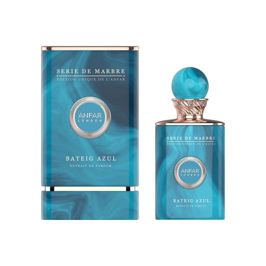 Anfar Bateig Azul 100ml Extrait de Parfum with box front view