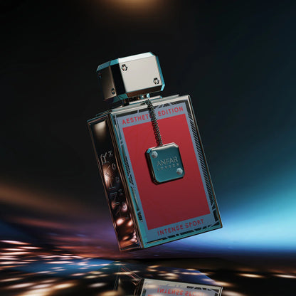 Anfar Intense Sport 100ml Extrait de Parfum glowing bottle shot