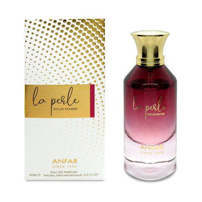 Anfar La Perle Pour Femme 85ml EDP with box front view