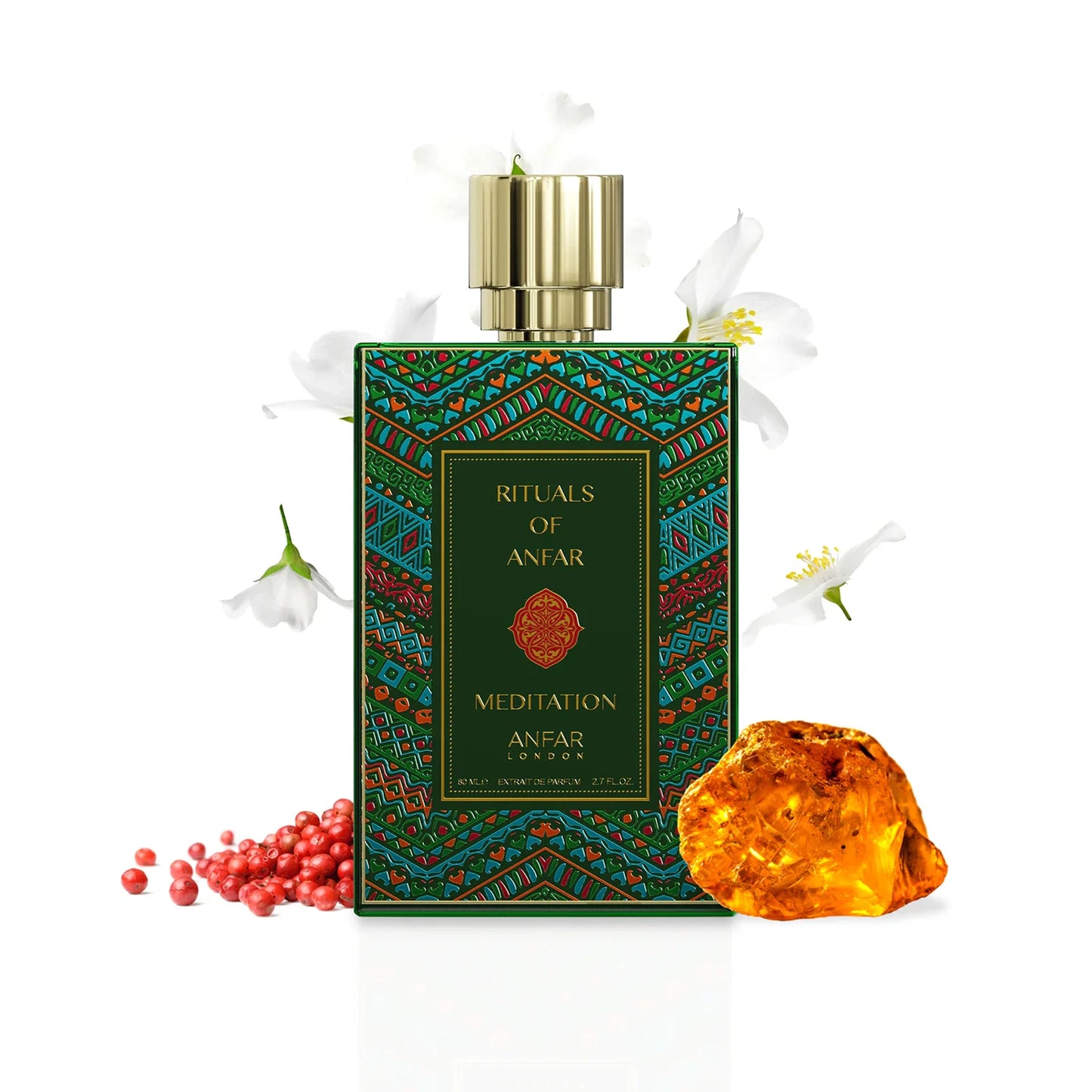 Anfar Meditation 80ml Extrait de Parfum bottle ingredients style