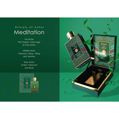 Anfar Meditation 80ml Extrait de Parfum display and packaging