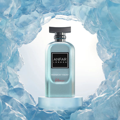Anfar Midnight Frost Intense 100ml Extrait Perfume icy backdrop