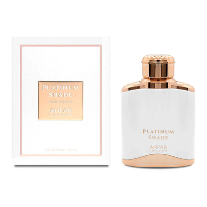 Anfar Platinum Shade Pour Femme 100ml EDP with box front view