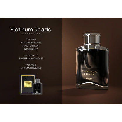 Anfar Platinum Shade Pour Homme 100ml EDP notes visual display