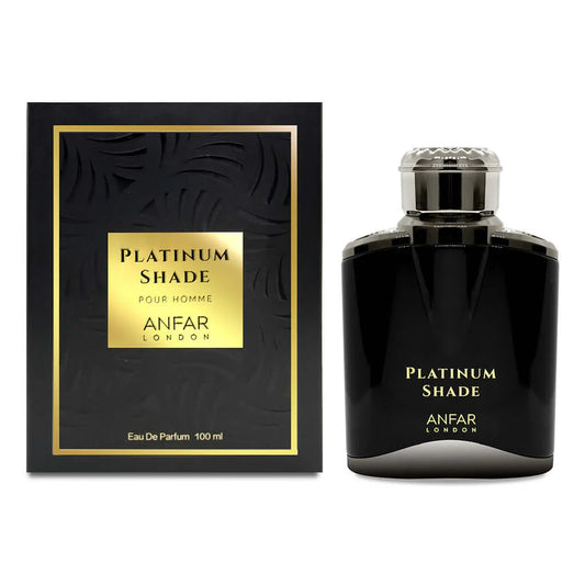 Anfar Platinum Shade Pour Homme 100ml EDP with box front view