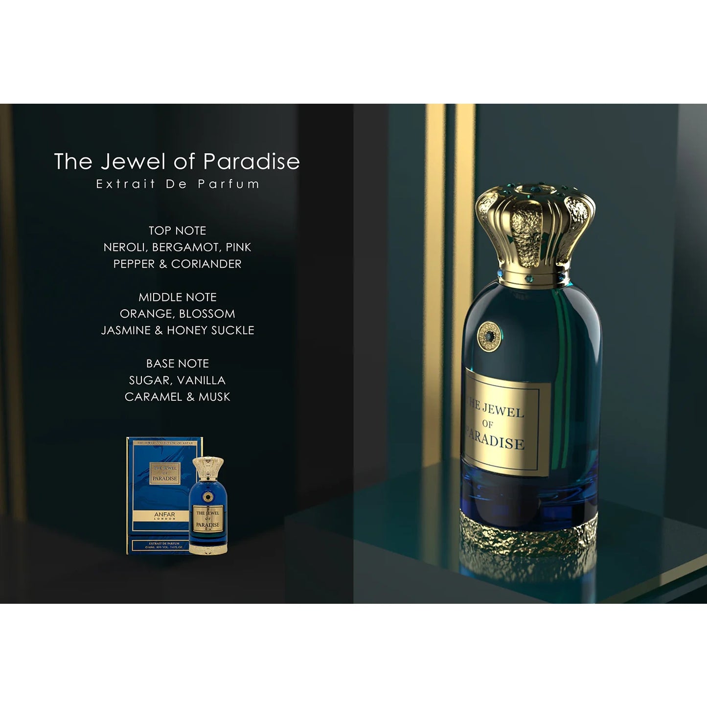 Anfar The Jewel of Paradise 100ml scent notes