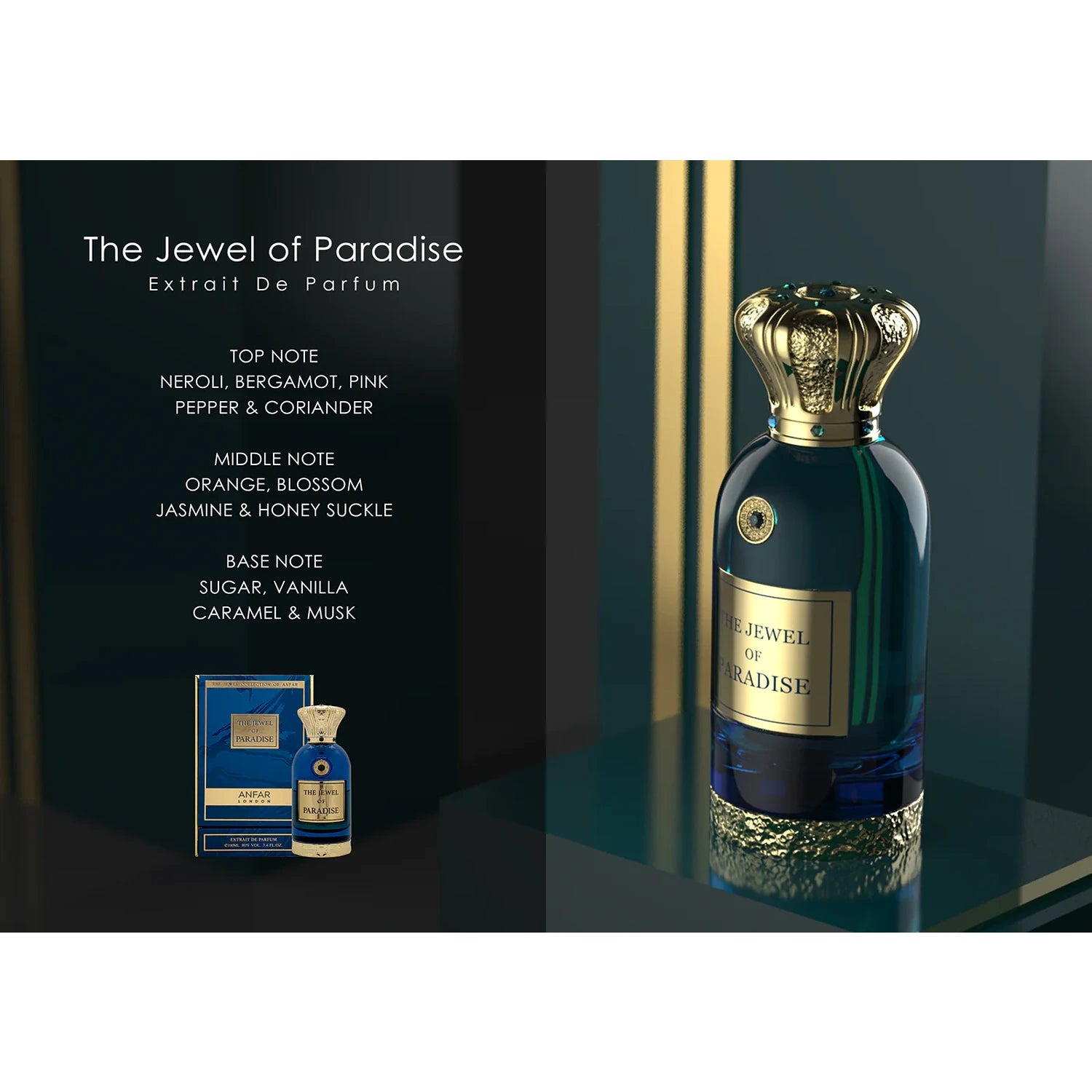Anfar The Jewel of Paradise 100ml scent notes