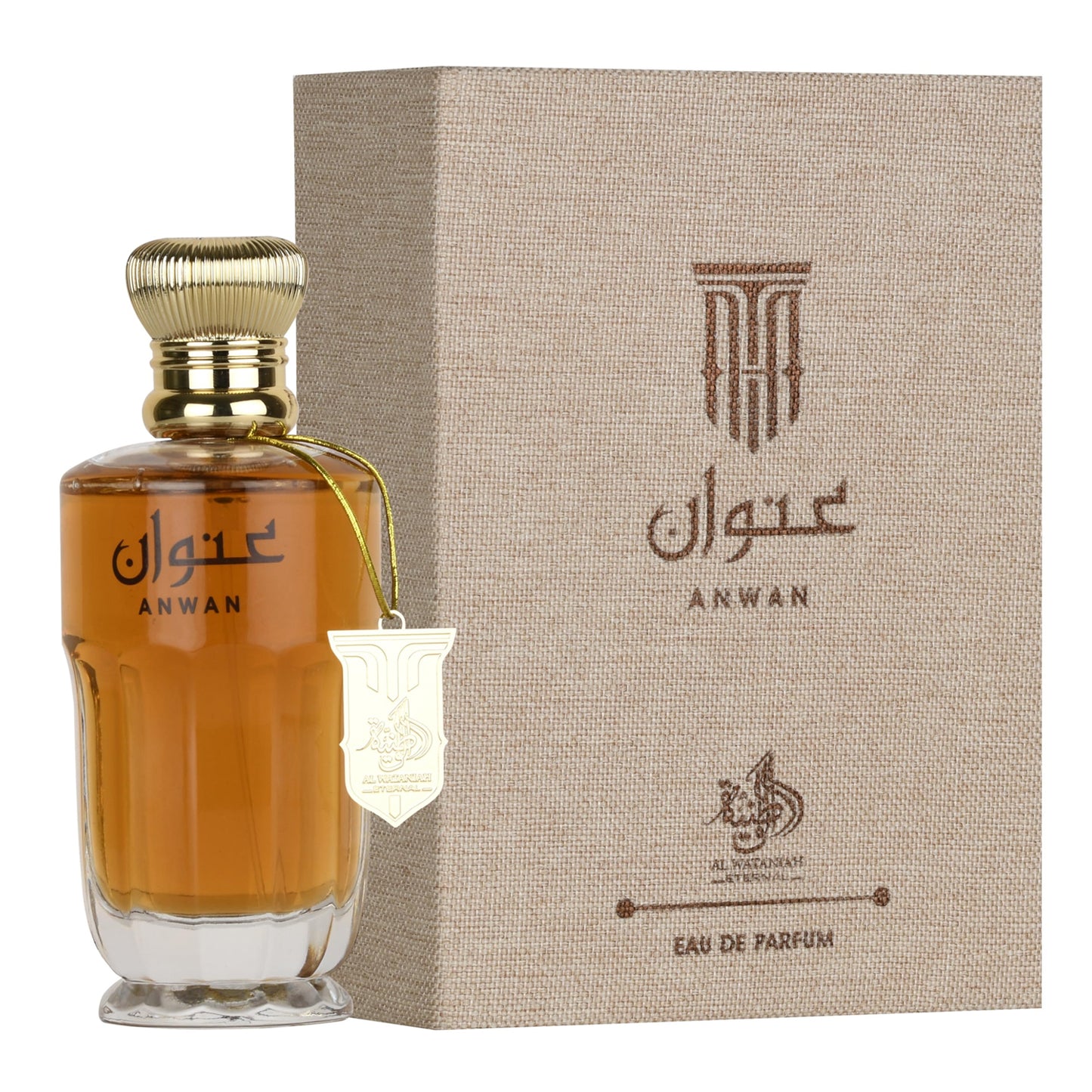 Anwan edp 100ml by Al Watania bottle and presentation box