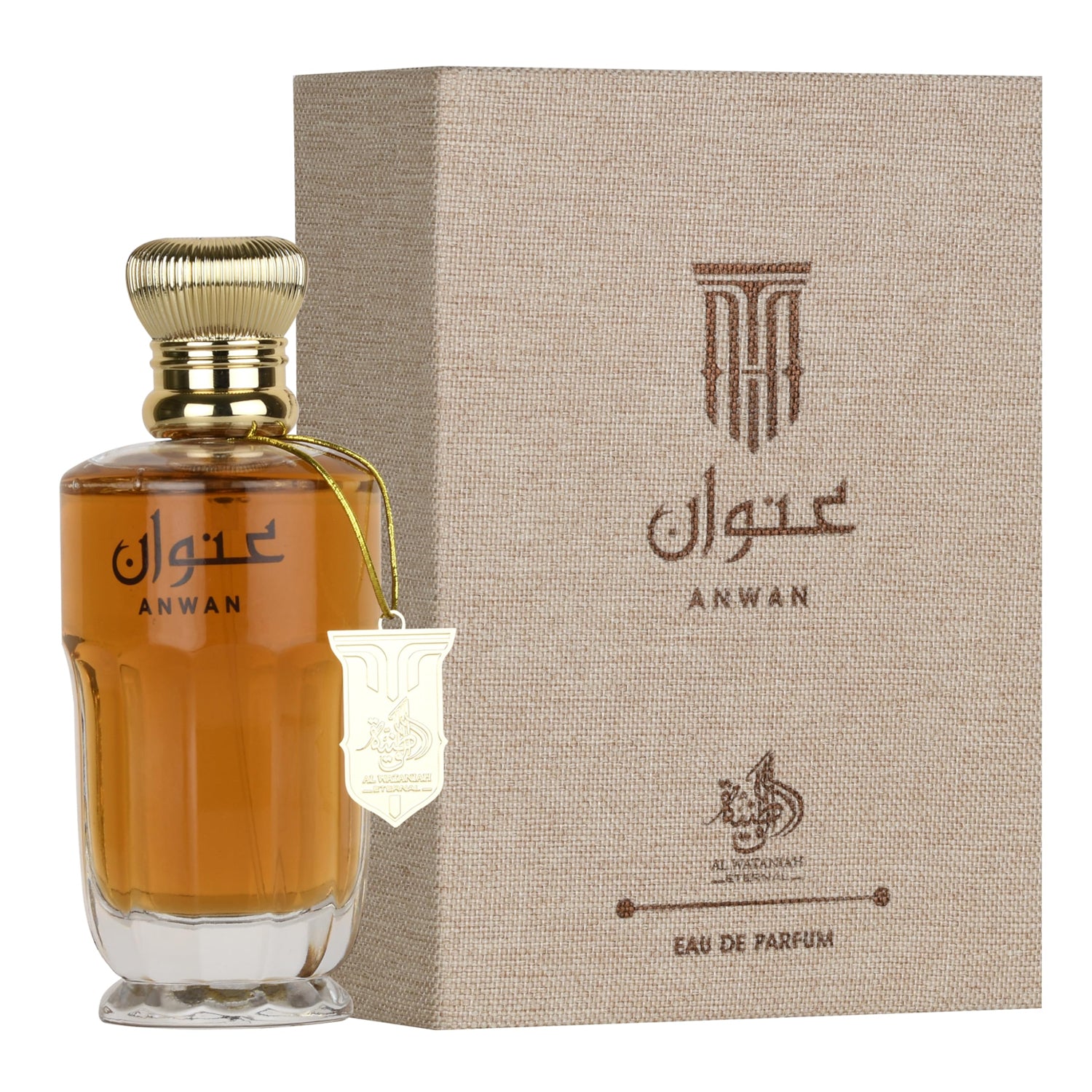 Anwan edp 100ml by Al Watania bottle and presentation box