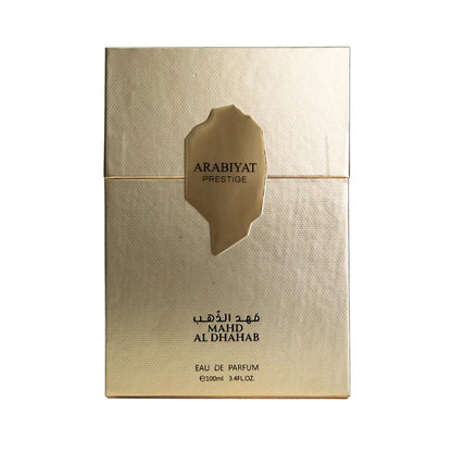 Arabiyat Prestige Mahd Al Dhahab EDP 100ml perfume box front view