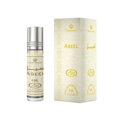 Aseel 6ml Oil Roll On Al Rehab bottle and box
