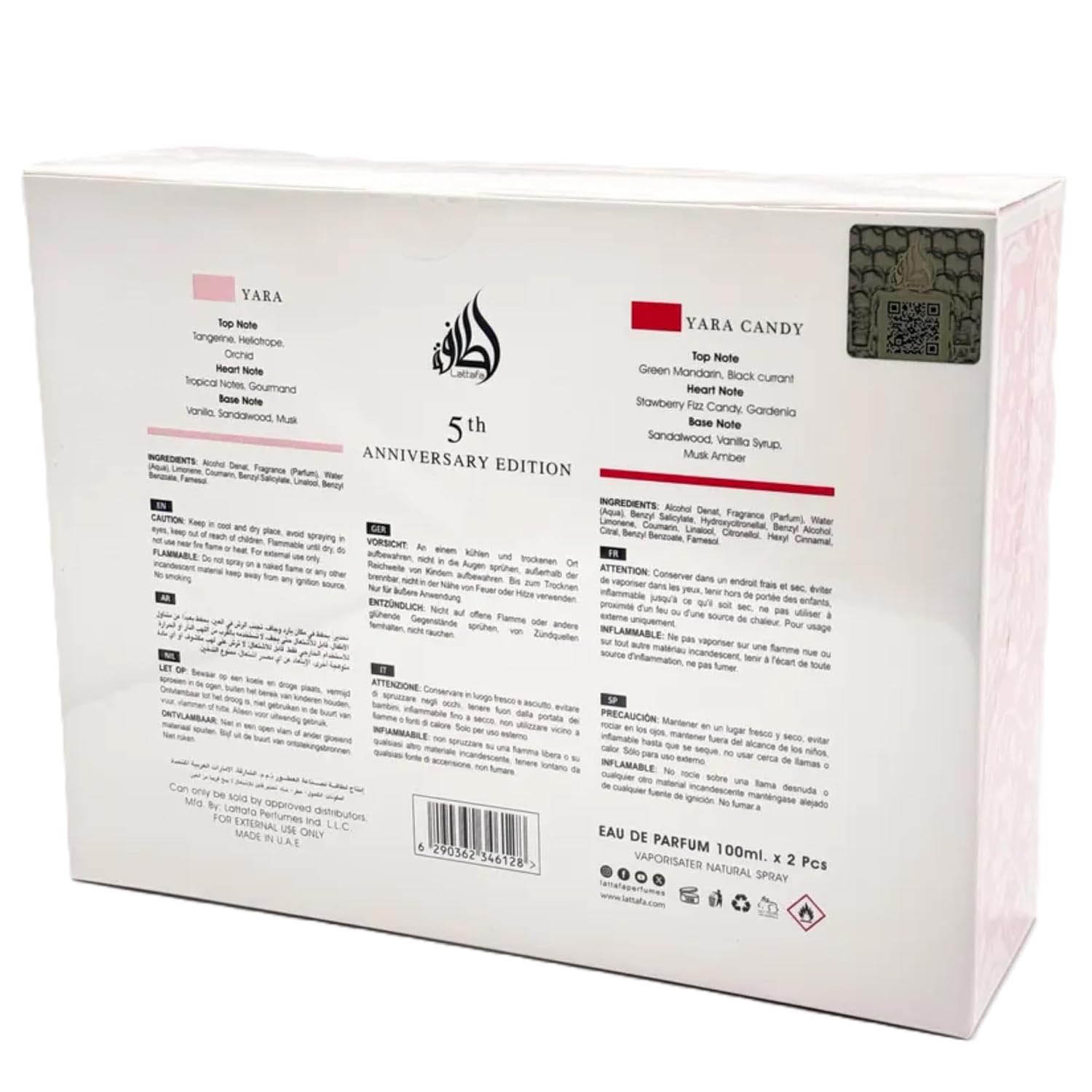 Yara Back box Gift Set