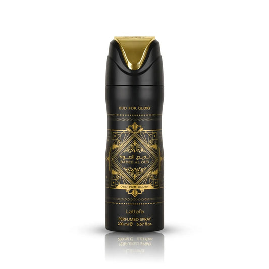 Bade’e Al Oud (Oud For Glory) Perfumed Body Spray bottle front