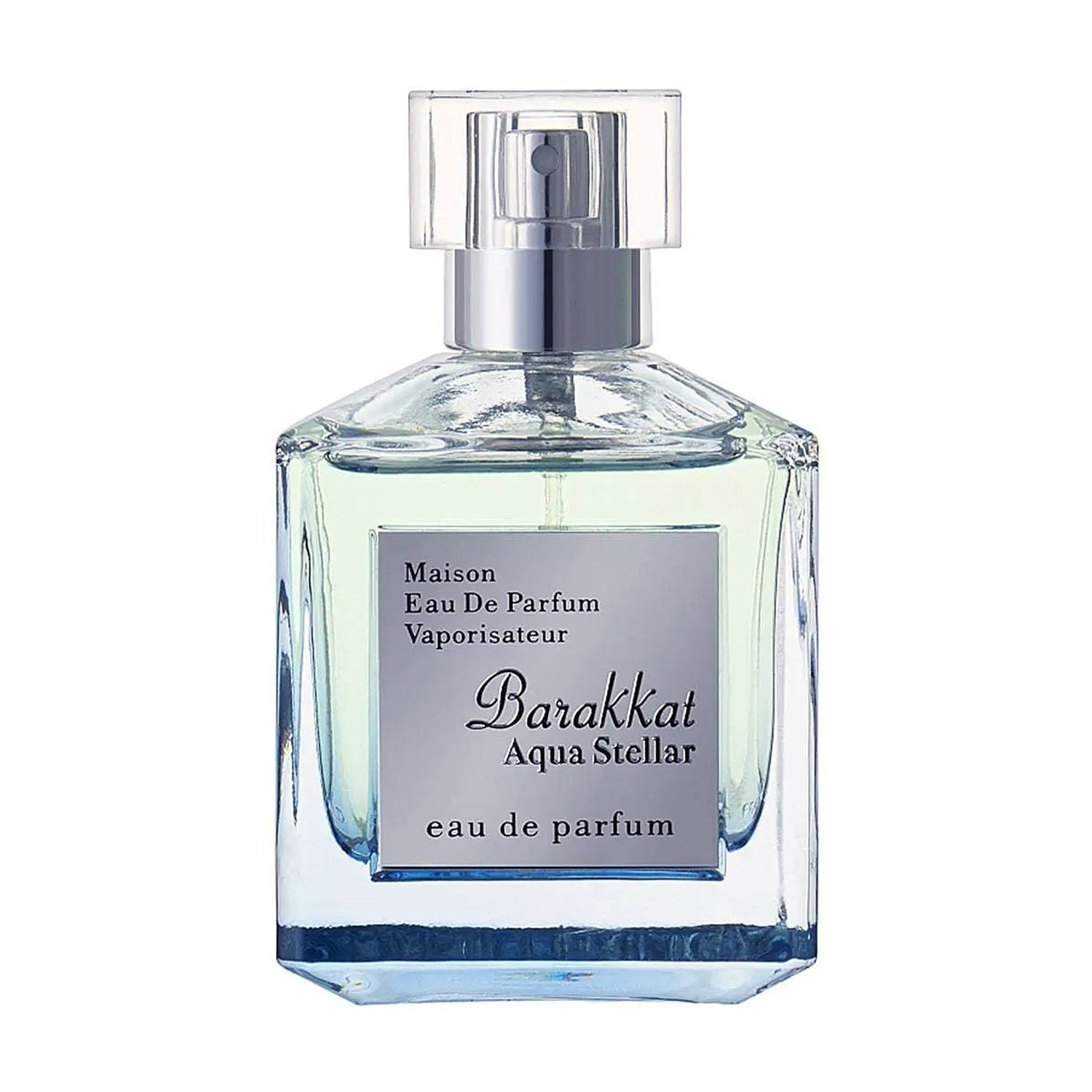 Barakkat Aqua Stellar 100ml EDP By Fragrance World bottle front view