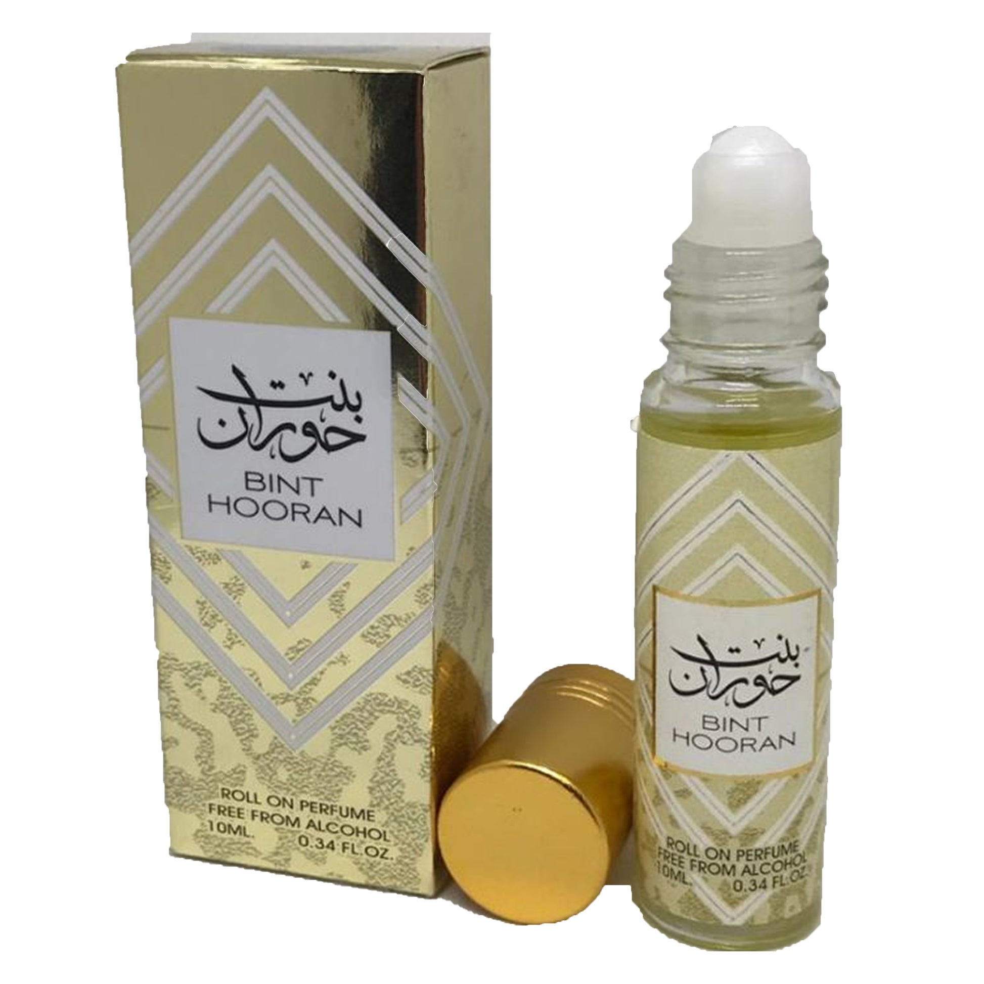 Bint Hooran 10ml Oil Roll On for Women Ard Al Zaafaran roll on cap off display