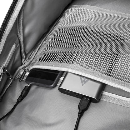 Riseicon Liberty 1 Anti-theft USB charging waterproof laptop backpack - Black