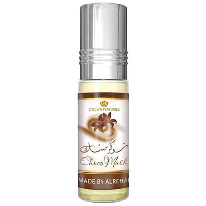 Choco Musk Roll On - 6 ml Perfume Oil attar By Al-Rehab  bottle