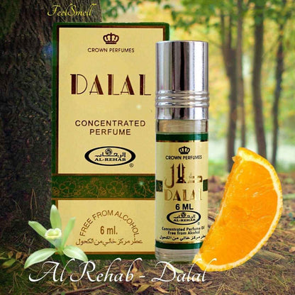 Dalal 6ml Roll-On Oil Al Rehab with orange slice
