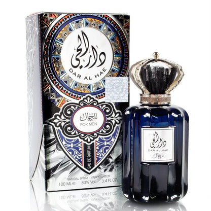 Dar Al Hae For Men Eau De Parfum 100ml by Ard Al Zaafaran bottle and box