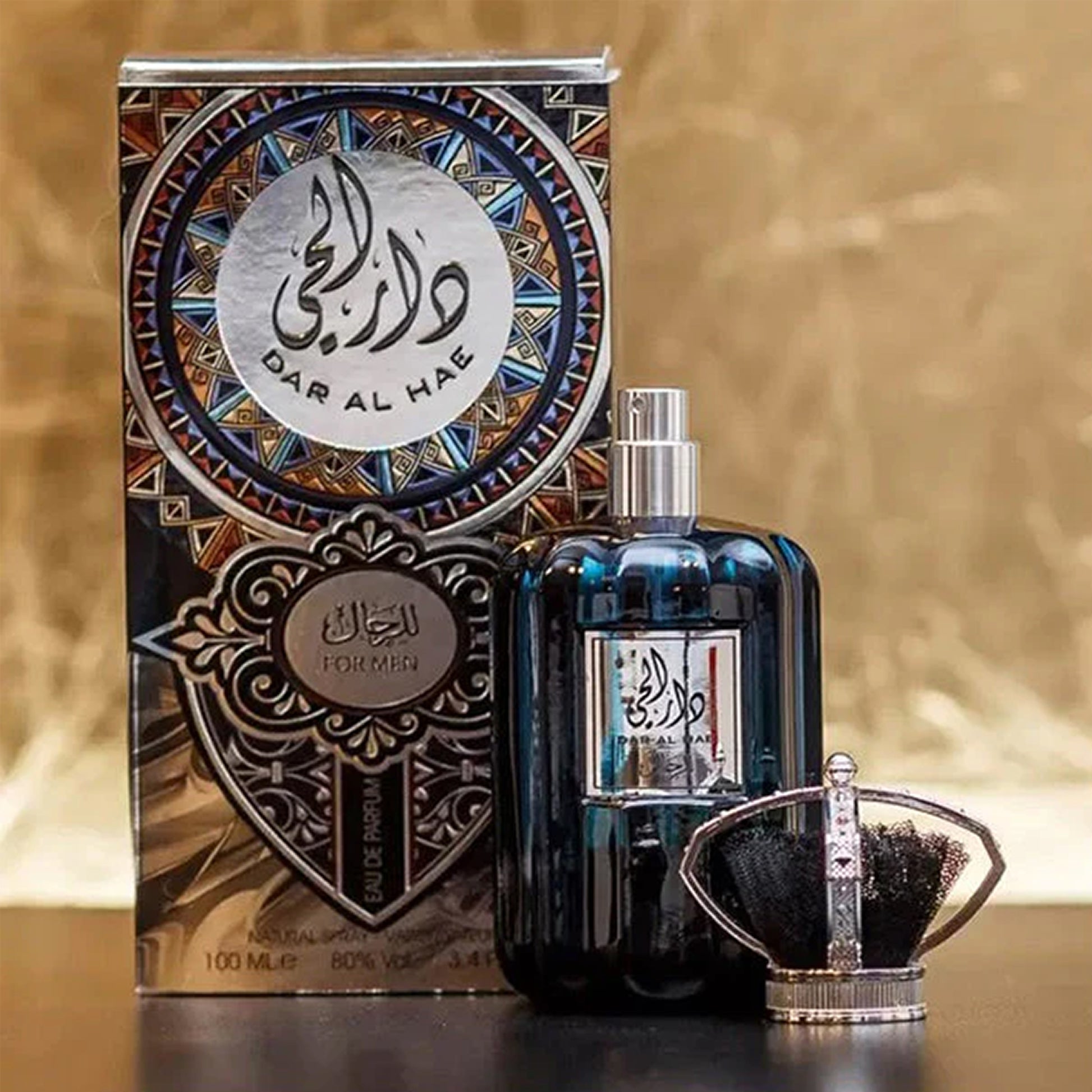 Dar Al Hae For Men Eau De Parfum 100ml by Ard Al Zaafaran bottle with cap off